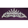 Moda costume brilhante cristal nupcial coroa tiara casamento